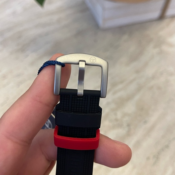 SERGIO TACCHINI STREAMLINE MENS SILICON SPORTS WATCH 44mm! - Picture 8 of 9